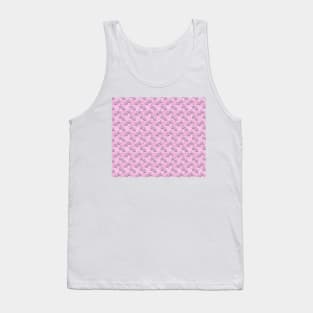 Flower Teacup Pink Pattern Tank Top